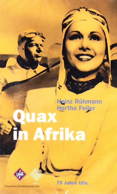Quax in Afrika - German VHS movie cover
