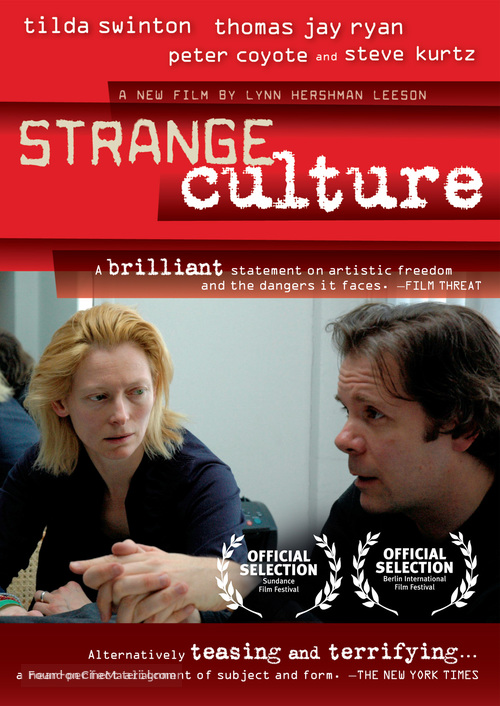 Strange Culture - DVD movie cover