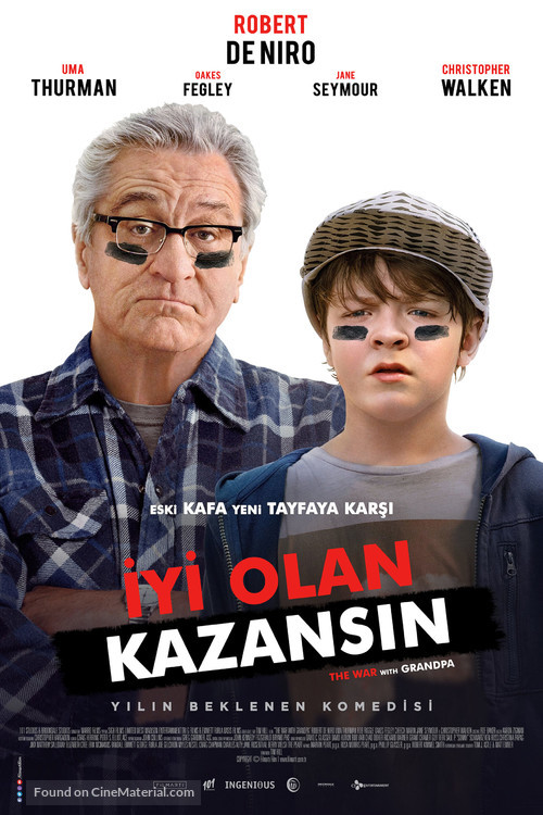 The War with Grandpa - Turkish Movie Poster