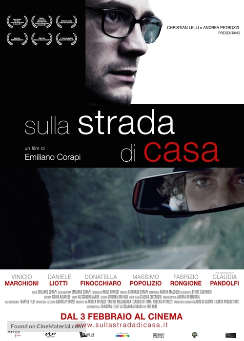 Sulla strada di casa - Italian Movie Poster