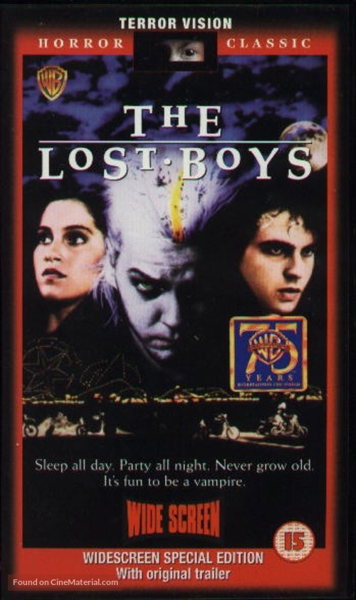 The Lost Boys - British Movie Cover