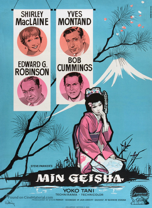 My Geisha - Danish Movie Poster