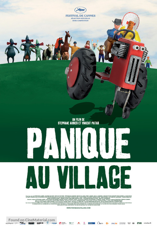 Panique au village - Belgian Movie Poster