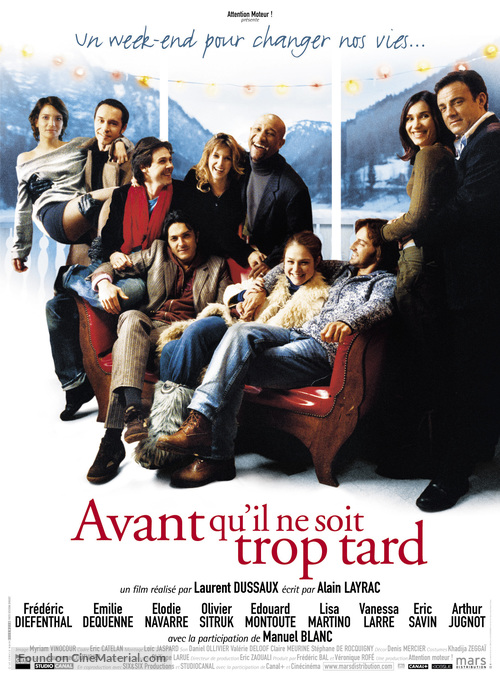 Avant qu&#039;il ne soit trop tard - French Movie Poster
