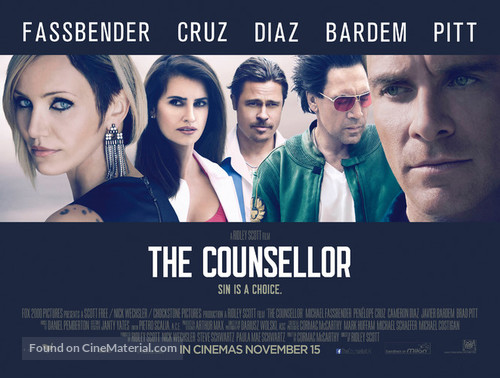 The Counselor - British Movie Poster