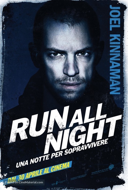 Run All Night - Italian Movie Poster