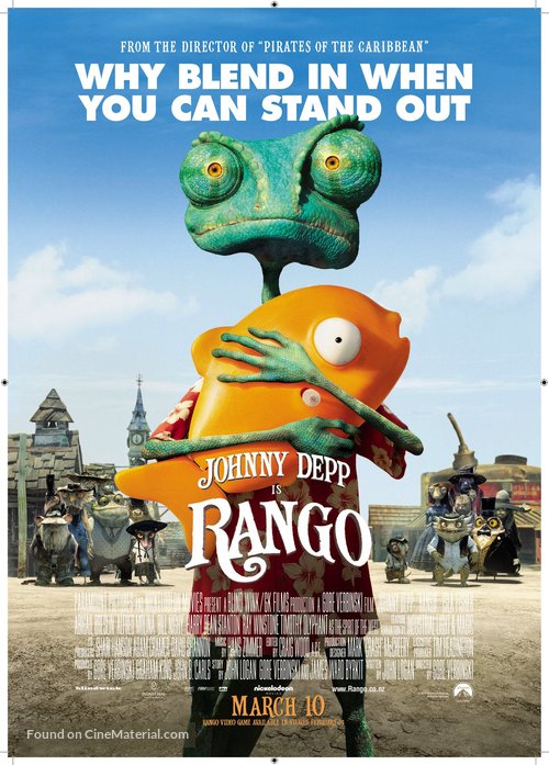 Rango - New Zealand Movie Poster