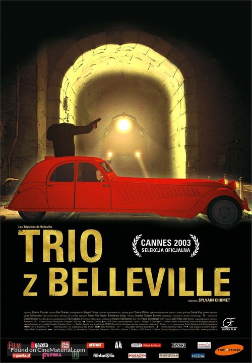 Les triplettes de Belleville - Polish Movie Poster