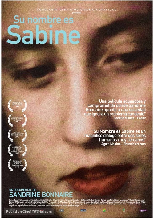 Elle s&#039;appelle Sabine - Spanish Movie Poster