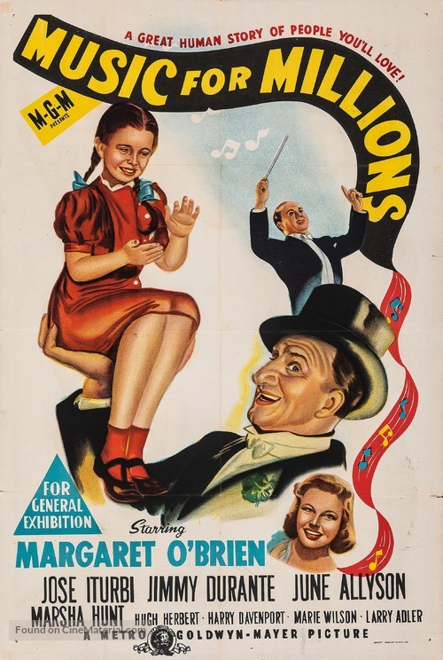 Music for Millions - Australian Movie Poster