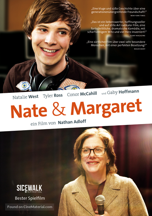 Nate and Margaret - German DVD movie cover