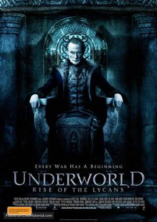 Underworld: Rise of the Lycans - Australian Movie Poster