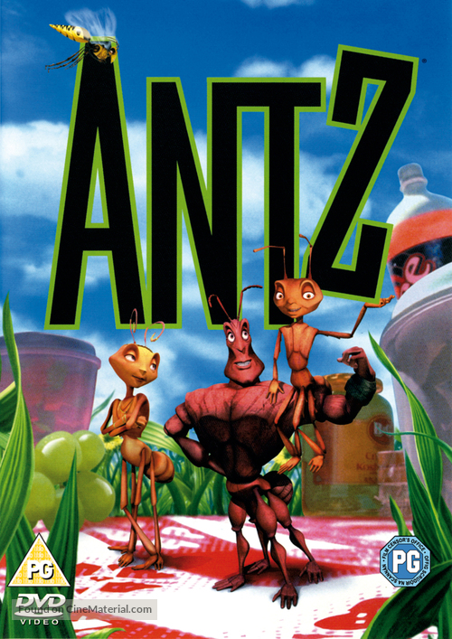 Antz - British DVD movie cover