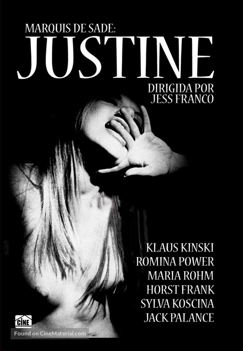 Marquis de Sade: Justine - Spanish DVD movie cover