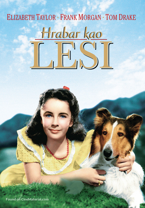 Courage of Lassie - Serbian DVD movie cover