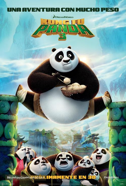 Kung Fu Panda 3 - Mexican Movie Poster