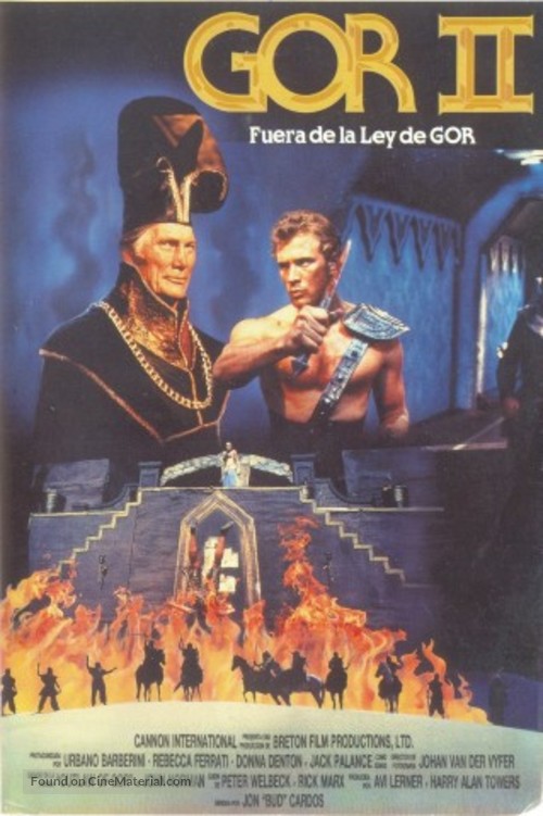 Outlaw of Gor - Spanish Movie Cover