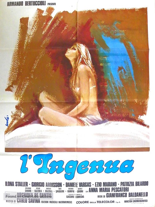 L&#039;ingenua - Italian Movie Poster