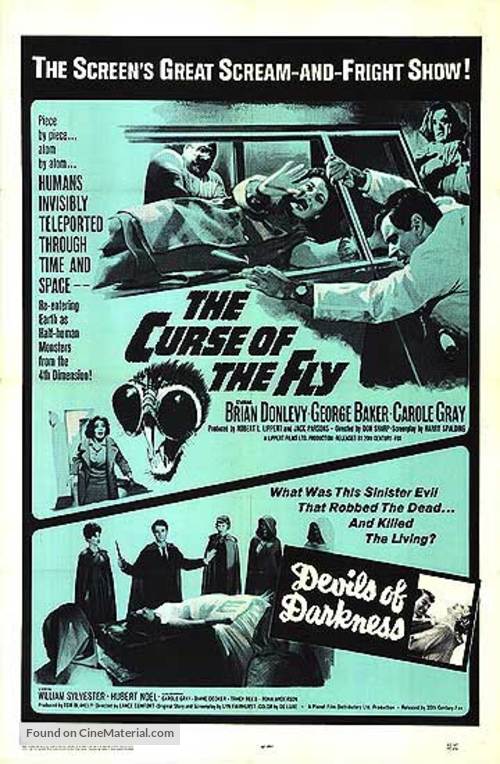 Curse of the Fly - Combo movie poster