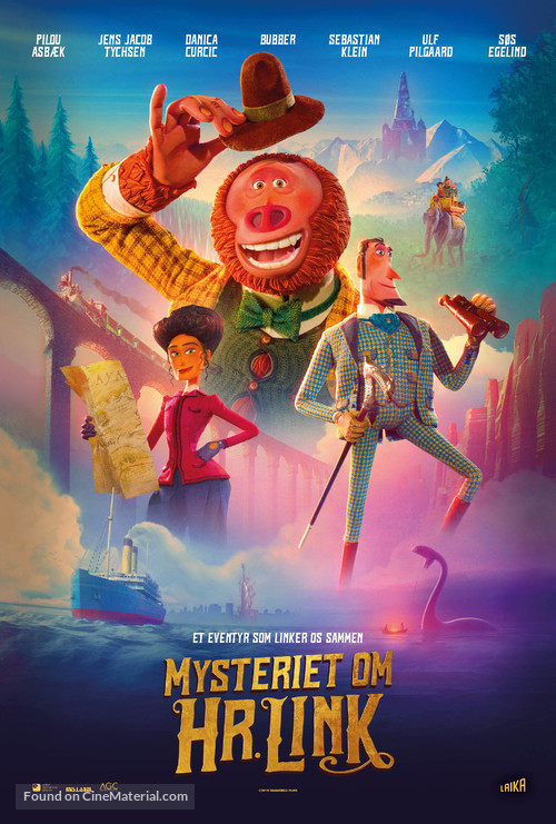 Missing Link (2019) Danish movie poster
