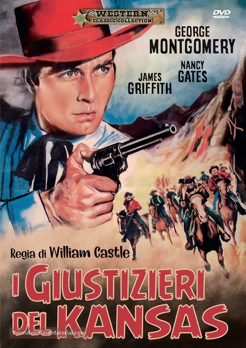 Masterson of Kansas - Italian DVD movie cover