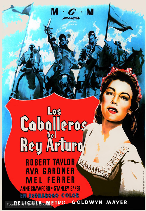 Knights of the Round Table - Spanish Movie Poster