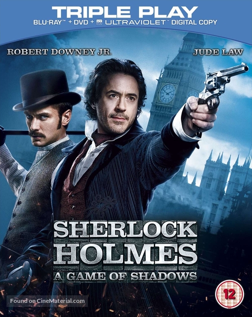 Sherlock Holmes: A Game of Shadows - British Movie Cover