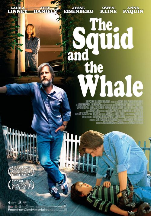 The Squid and the Whale - Swedish Movie Poster