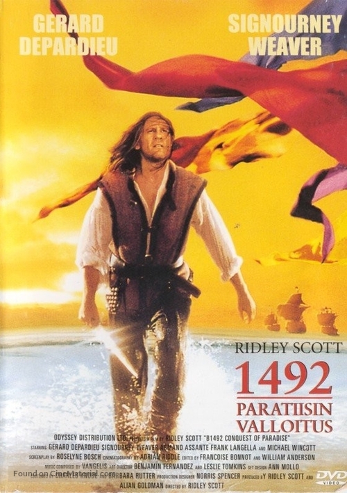 1492: Conquest of Paradise - Finnish DVD movie cover