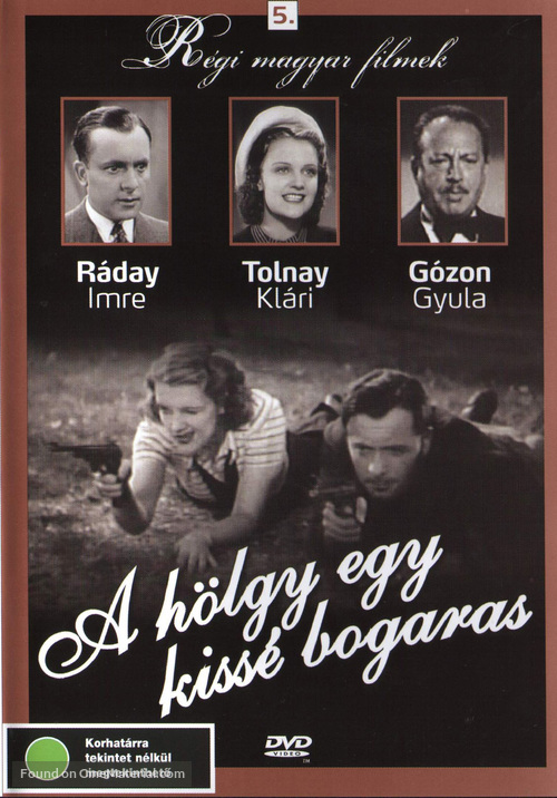 A h&ouml;lgy egy kiss&eacute; bogaras - Hungarian Movie Cover