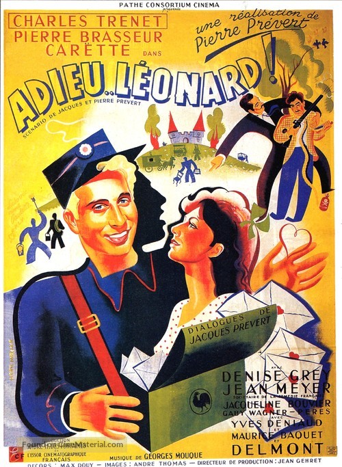 Adieu L&eacute;onard - French Movie Poster