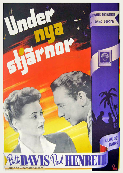 Now, Voyager - Swedish Movie Poster