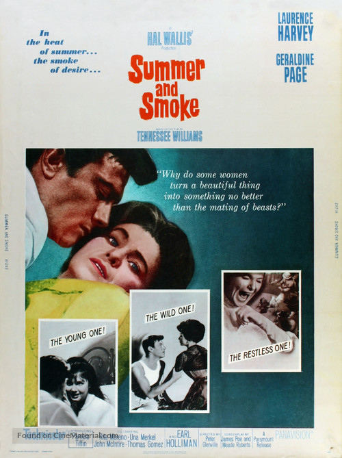 Summer and Smoke - Movie Poster