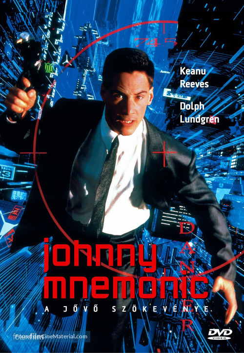 Johnny Mnemonic - Hungarian DVD movie cover