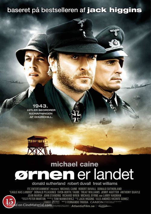 The Eagle Has Landed - Danish DVD movie cover