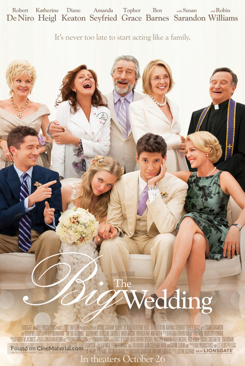 The Big Wedding - Theatrical movie poster