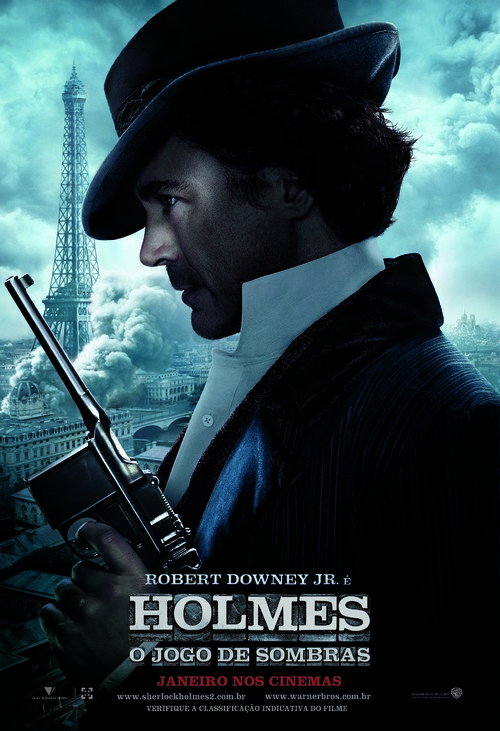 Sherlock Holmes: A Game of Shadows - Brazilian Movie Poster