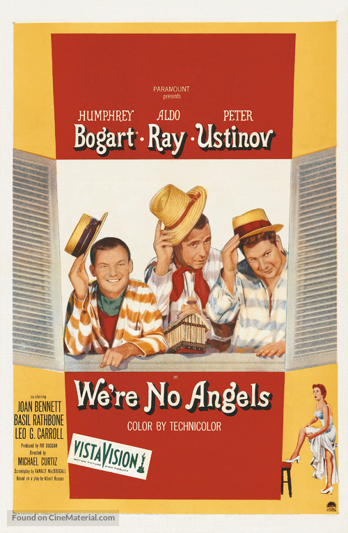 We&#039;re No Angels - Theatrical movie poster