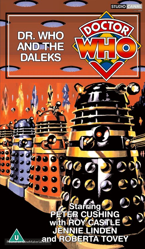 Dr. Who and the Daleks - British VHS movie cover