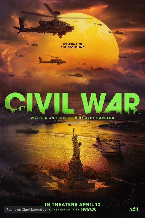 Civil War (2024) movie poster