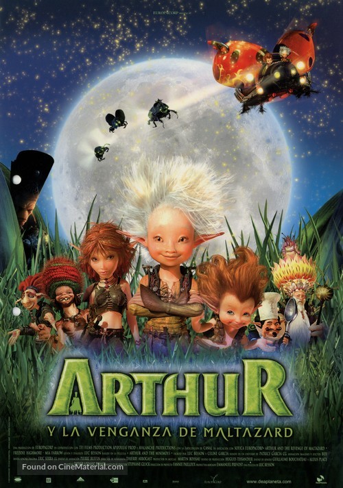 Arthur et la vengeance de Maltazard - Spanish Movie Poster