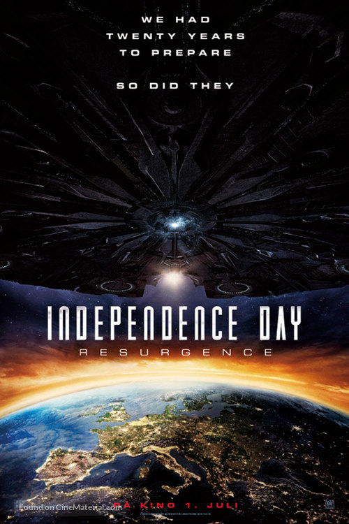 Independence Day: Resurgence - Norwegian Movie Poster