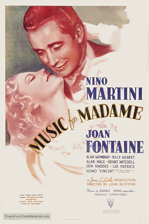 Music for Madame - Movie Poster
