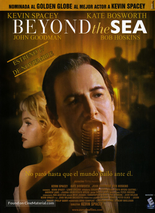 Beyond the Sea - Spanish DVD movie cover