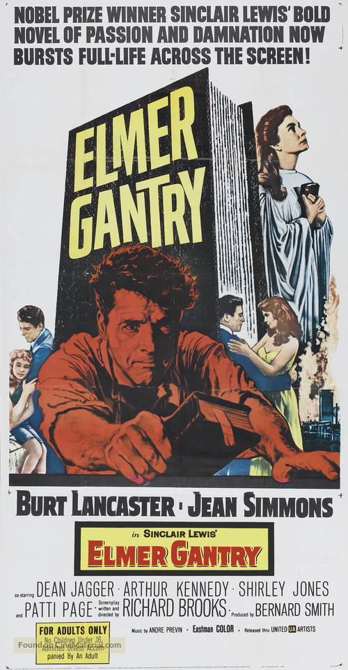 Elmer Gantry - Movie Poster