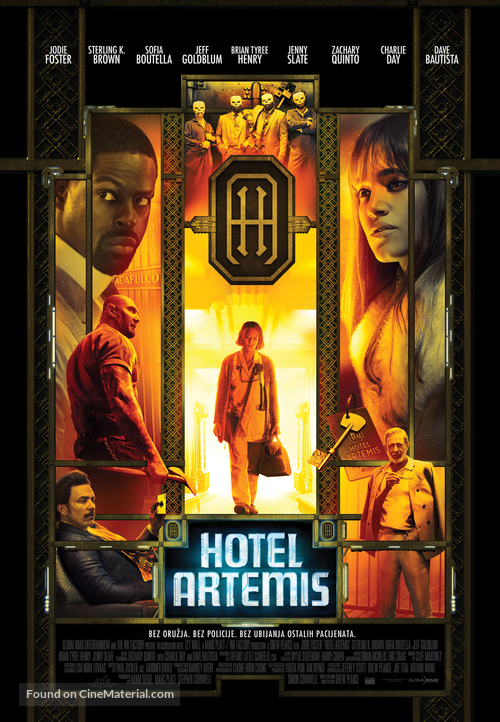 Hotel Artemis - Croatian Movie Poster