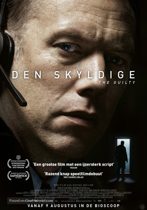 Den skyldige - Dutch Movie Poster