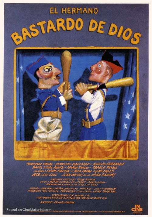 Hermano bastardo de Dios, El - Spanish Movie Poster