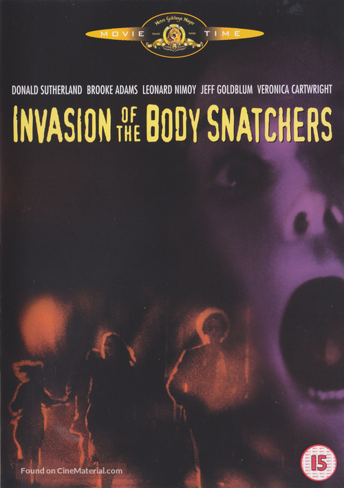 Invasion of the Body Snatchers - British DVD movie cover