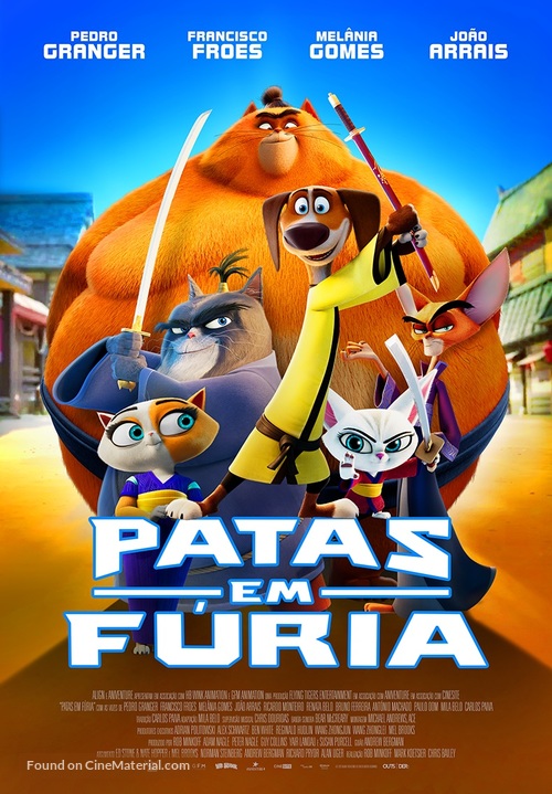 Paws of Fury: The Legend of Hank - Portuguese Movie Poster